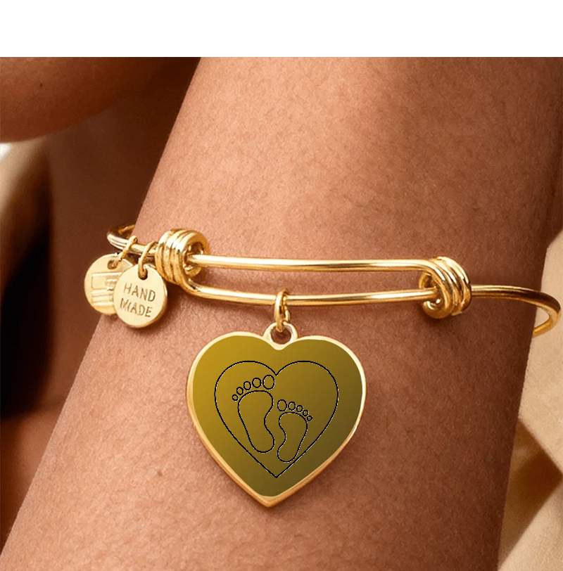 Coffret Maman Personnalisé — Collier & Bracelet Gravés